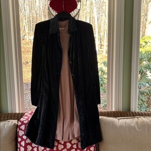 Nanette Lepore Charcoal Velvet Coat
With Dress Included